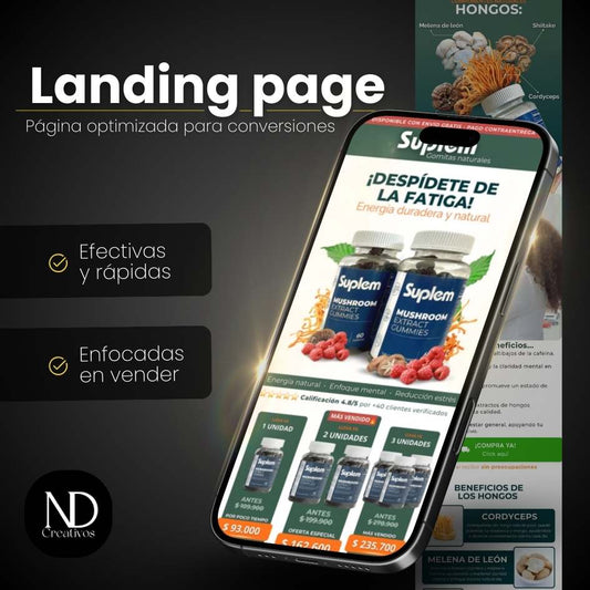 Landing page - Página optimizada para conversiones